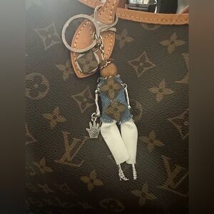 Fashion Bag Charm/Keychain w/Mono